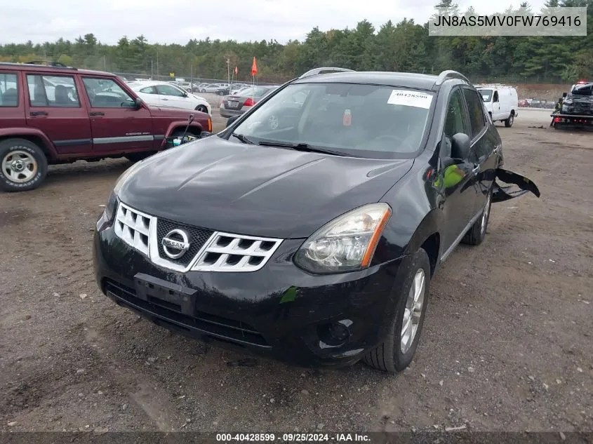 2015 Nissan Rogue Select S VIN: JN8AS5MV0FW769416 Lot: 40428599