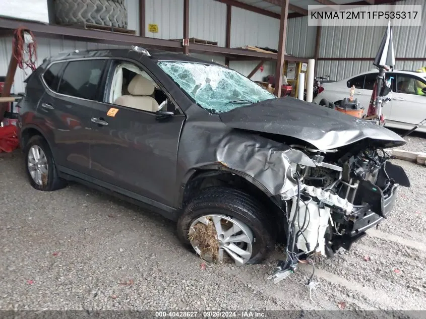 KNMAT2MT1FP535317 2015 Nissan Rogue Sv