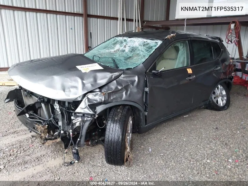 KNMAT2MT1FP535317 2015 Nissan Rogue Sv