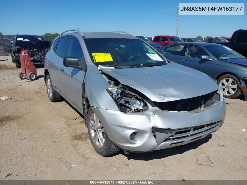 2015 Nissan Rogue Select S VIN: JN8AS5MT4FW163177 Lot: 40432677