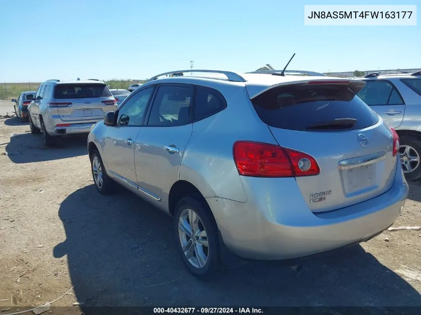 2015 Nissan Rogue Select S VIN: JN8AS5MT4FW163177 Lot: 40432677