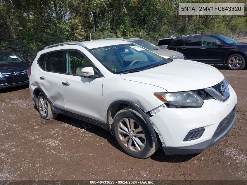 5N1AT2MV1FC843320 2015 Nissan Rogue Sv