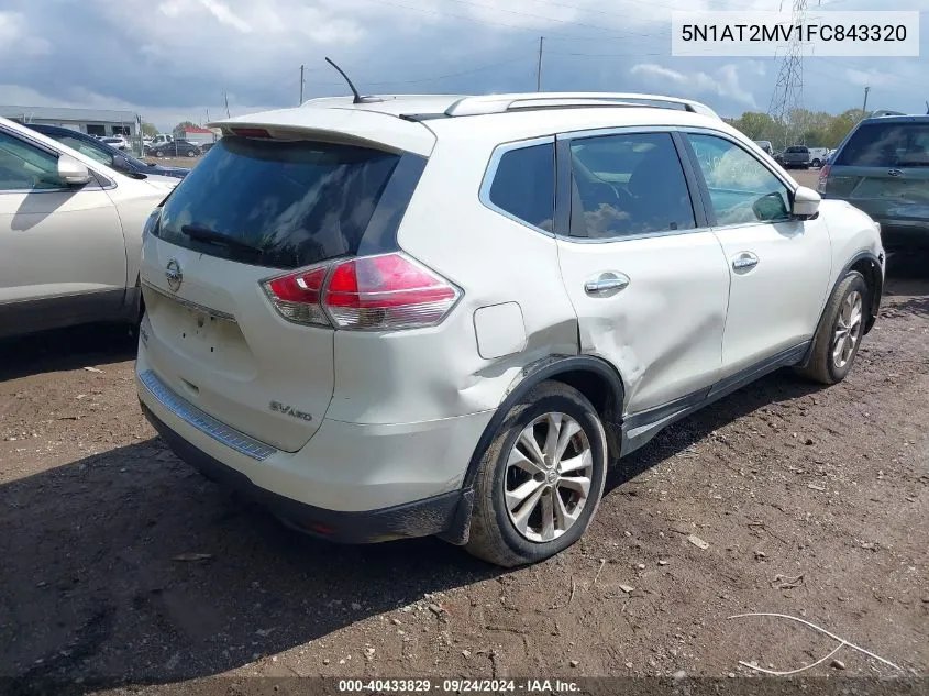 5N1AT2MV1FC843320 2015 Nissan Rogue Sv