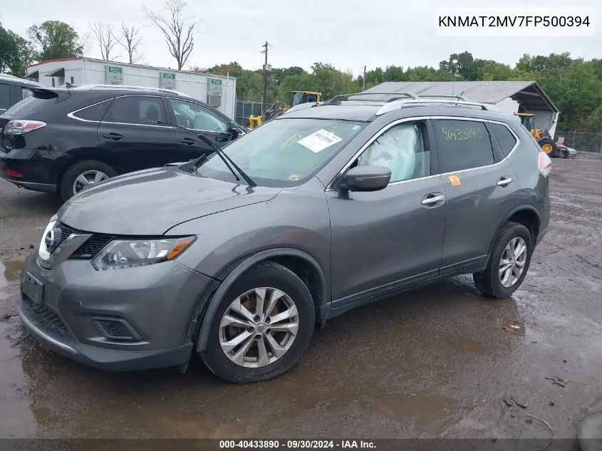 KNMAT2MV7FP500394 2015 Nissan Rogue S/Sl/Sv