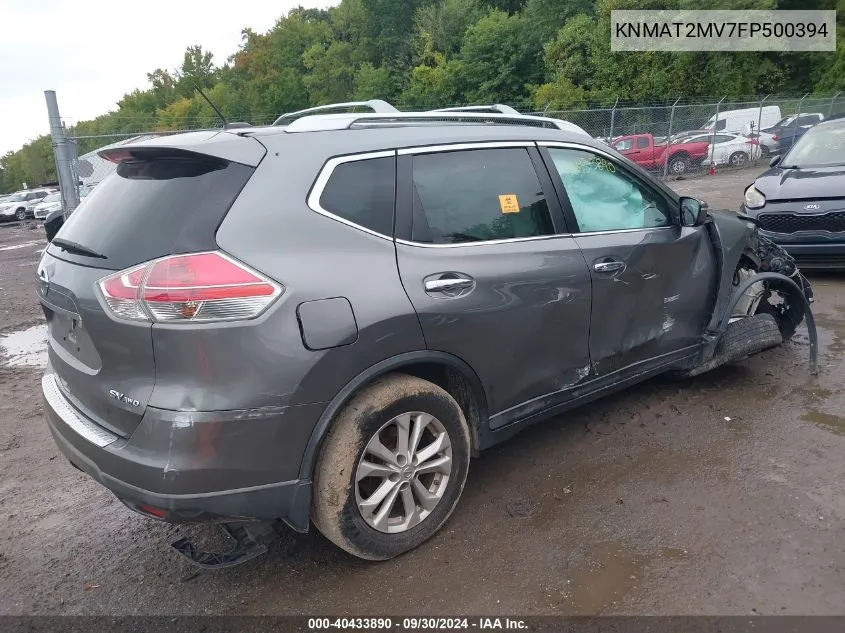 KNMAT2MV7FP500394 2015 Nissan Rogue S/Sl/Sv