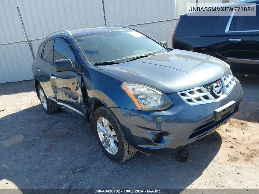 2015 Nissan Rogue Select S VIN: JN8AS5MVXFW771884 Lot: 40438182