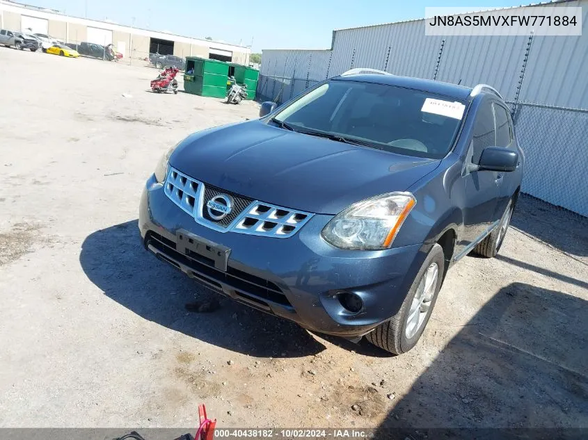 2015 Nissan Rogue Select S VIN: JN8AS5MVXFW771884 Lot: 40438182