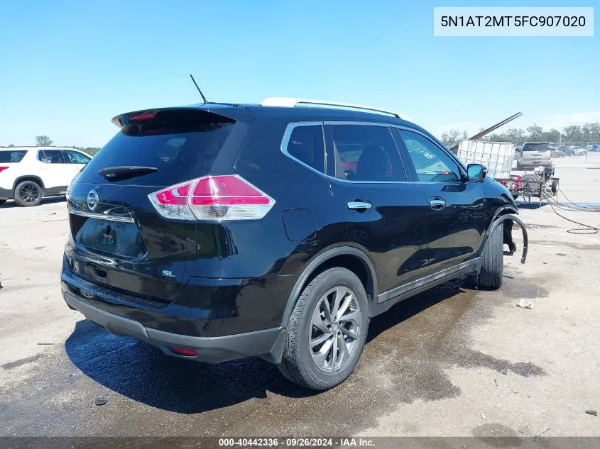 5N1AT2MT5FC907020 2015 Nissan Rogue Sl