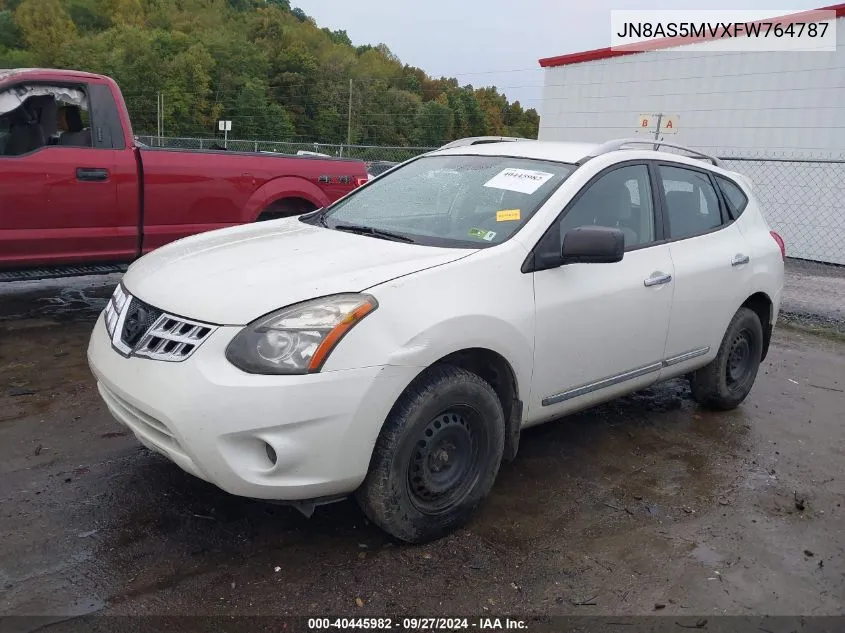 2015 Nissan Rogue Select S VIN: JN8AS5MVXFW764787 Lot: 40445982