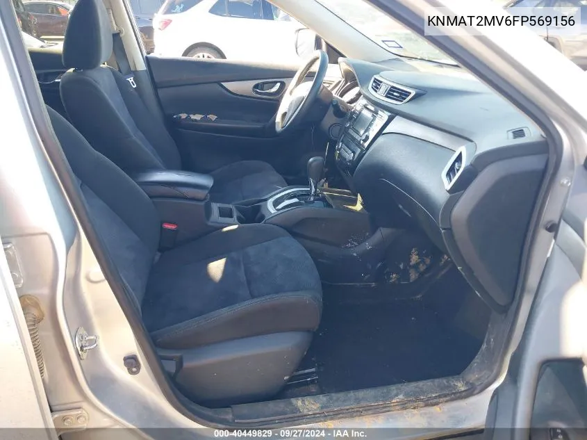 KNMAT2MV6FP569156 2015 Nissan Rogue Sv