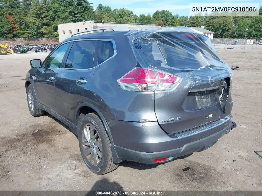 2015 Nissan Rogue Sl VIN: 5N1AT2MV0FC910506 Lot: 40452873