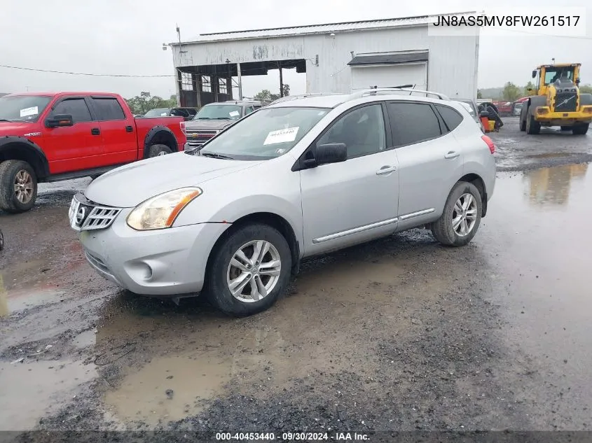 2015 Nissan Rogue Select S VIN: JN8AS5MV8FW261517 Lot: 40453440