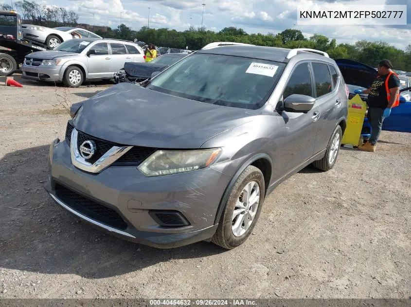 KNMAT2MT2FP502777 2015 Nissan Rogue Sv