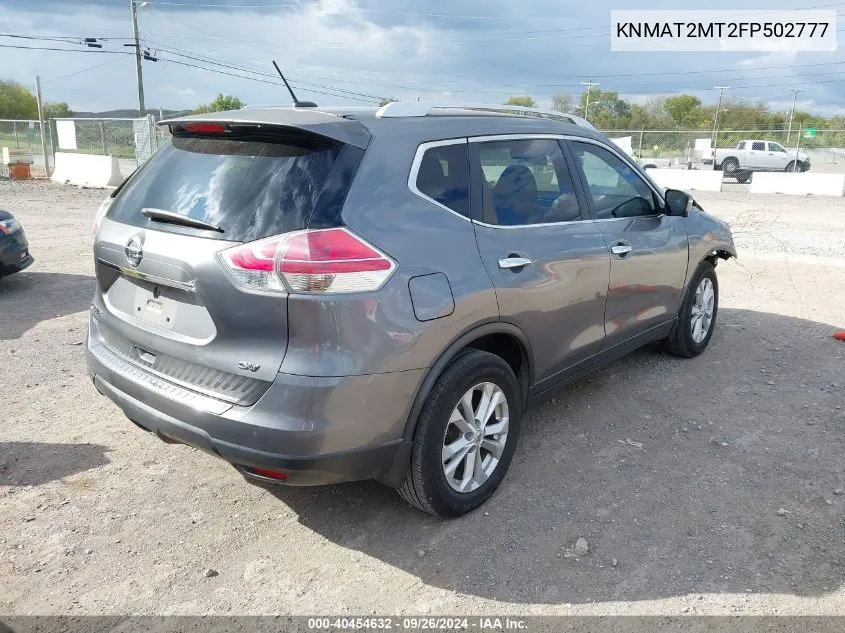 KNMAT2MT2FP502777 2015 Nissan Rogue Sv