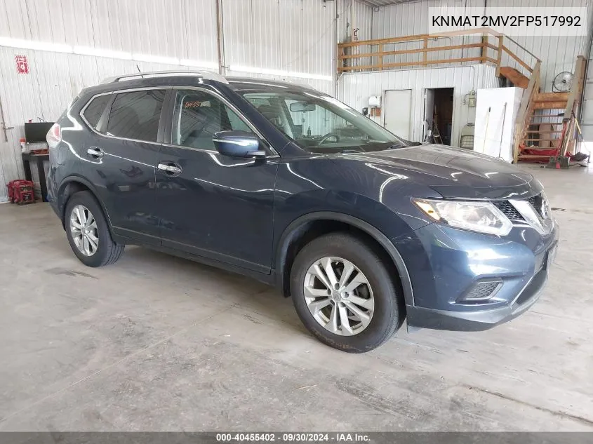 KNMAT2MV2FP517992 2015 Nissan Rogue Sv