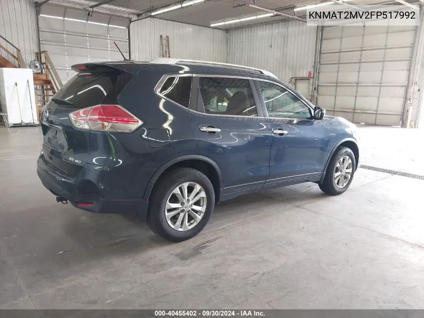 KNMAT2MV2FP517992 2015 Nissan Rogue Sv