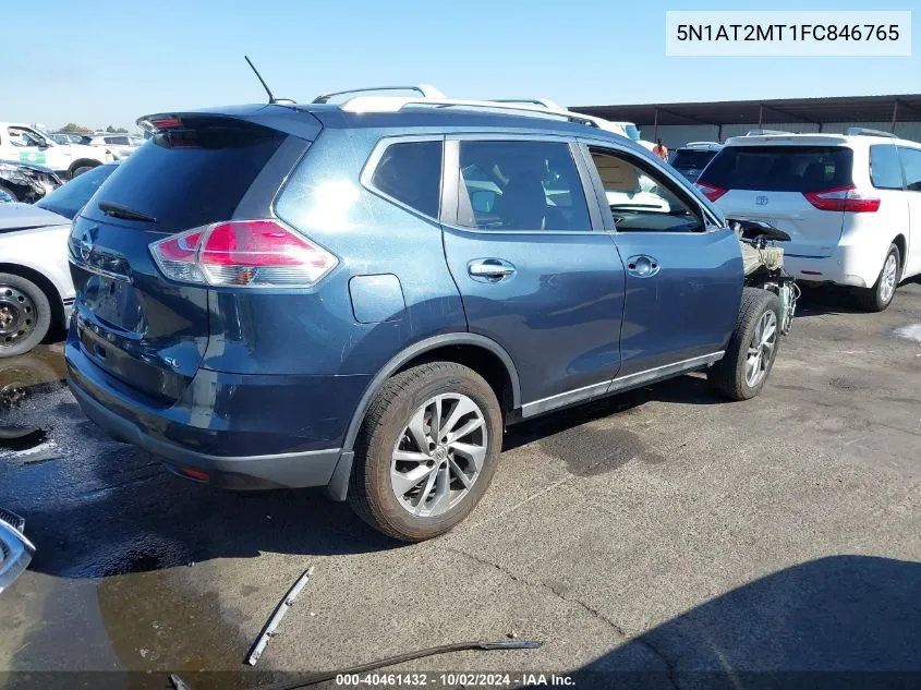 2015 Nissan Rogue Sl VIN: 5N1AT2MT1FC846765 Lot: 40461432