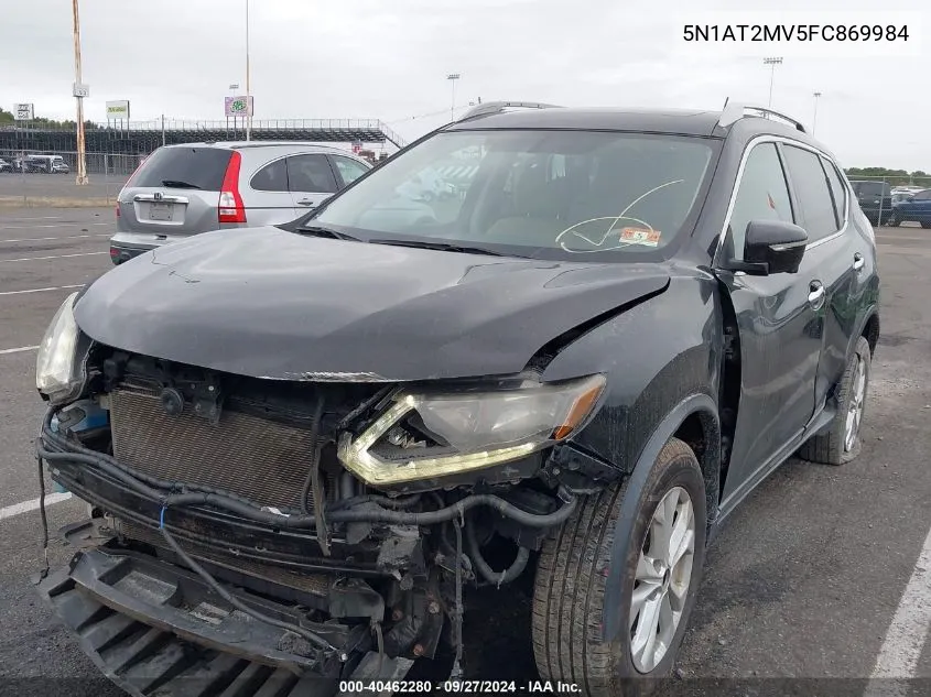 5N1AT2MV5FC869984 2015 Nissan Rogue Sv