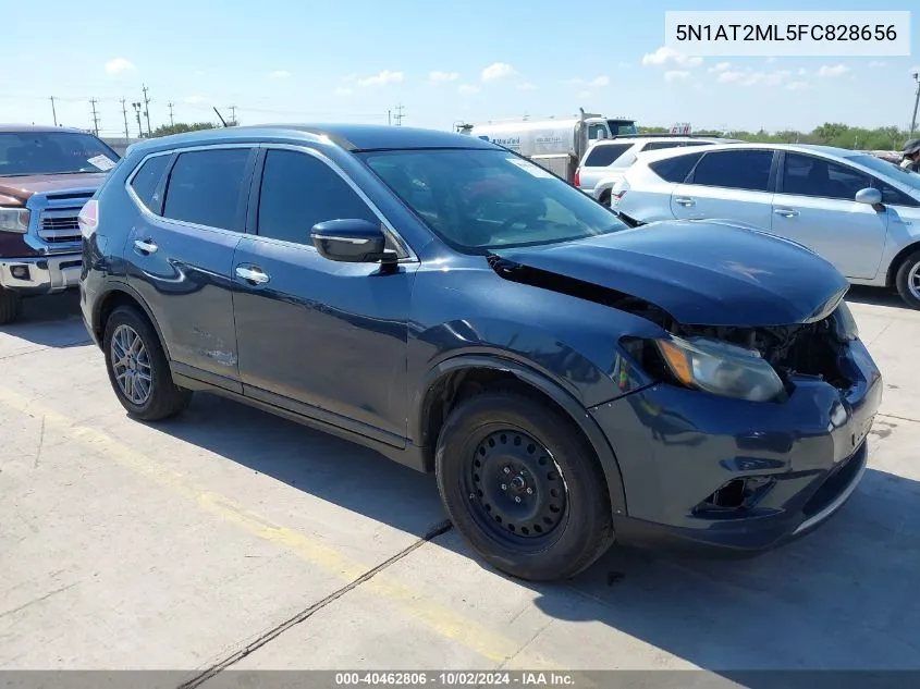 2015 Nissan Rogue S VIN: 5N1AT2ML5FC828656 Lot: 40462806