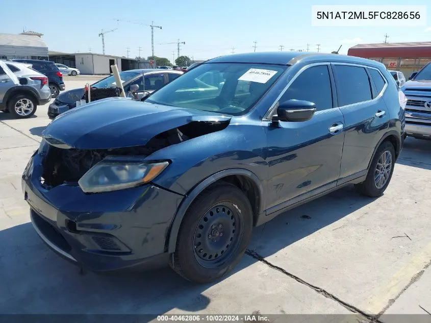 5N1AT2ML5FC828656 2015 Nissan Rogue S