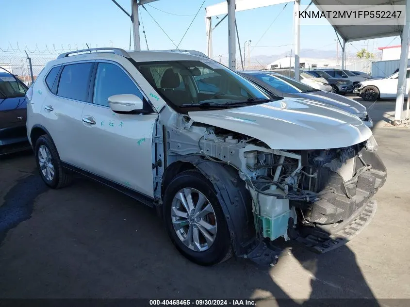 KNMAT2MV1FP552247 2015 Nissan Rogue Sv