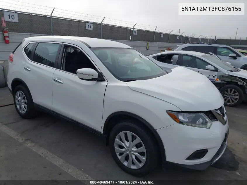 5N1AT2MT3FC876155 2015 Nissan Rogue S