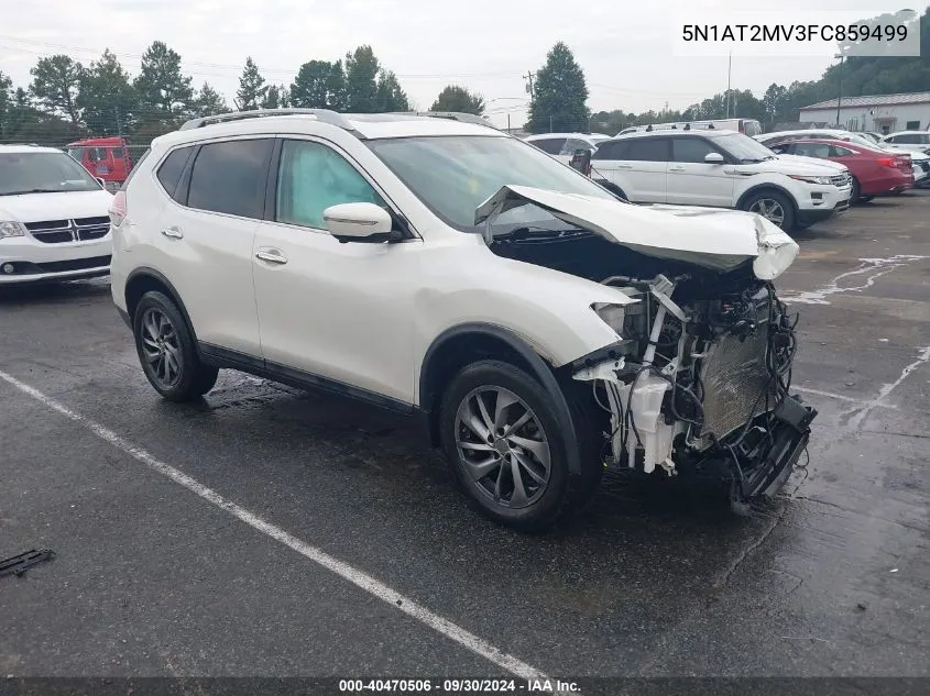 5N1AT2MV3FC859499 2015 Nissan Rogue S/Sl/Sv