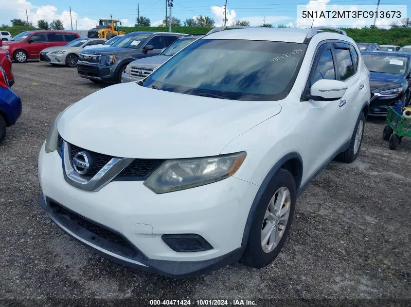 5N1AT2MT3FC913673 2015 Nissan Rogue Sv