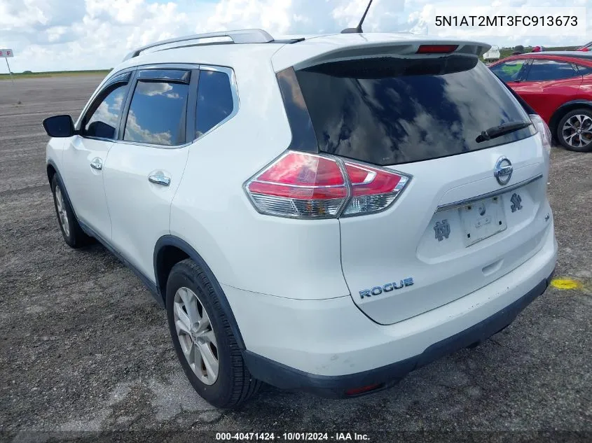 5N1AT2MT3FC913673 2015 Nissan Rogue Sv