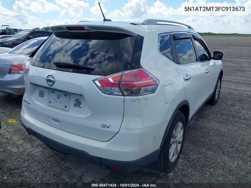 5N1AT2MT3FC913673 2015 Nissan Rogue Sv