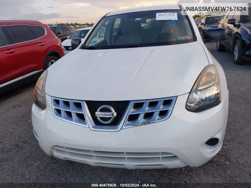 2015 Nissan Rogue Select S VIN: JN8AS5MV4FW767524 Lot: 40475926