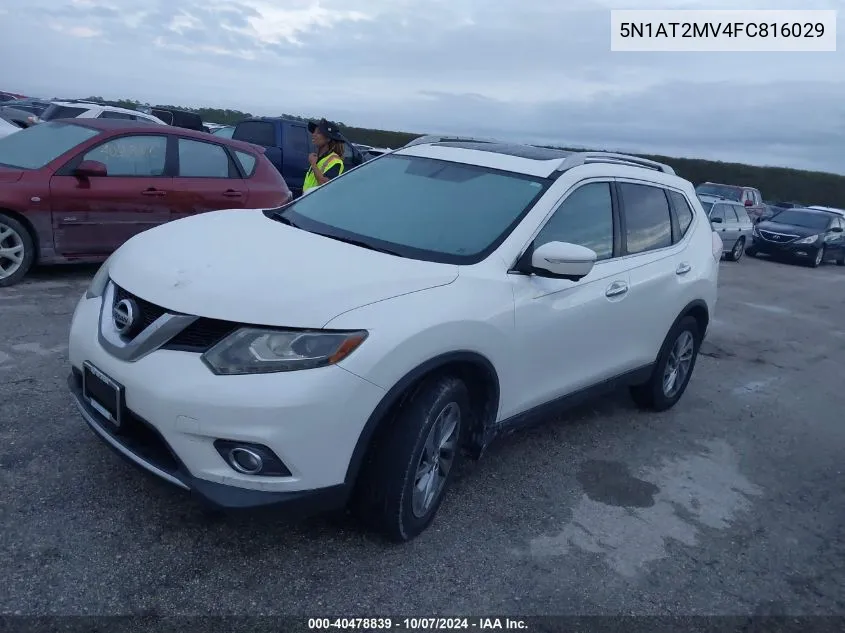 5N1AT2MV4FC816029 2015 Nissan Rogue Sl