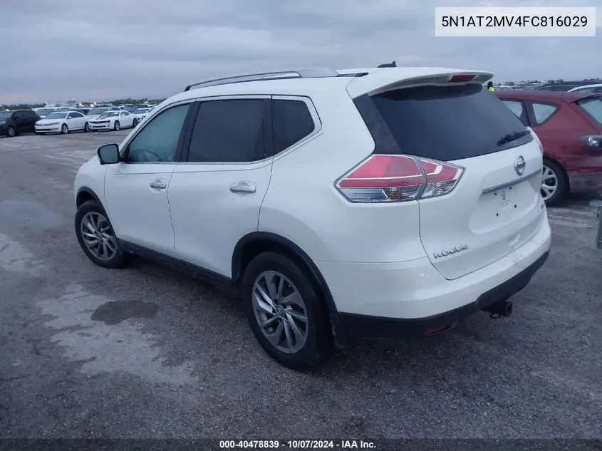 5N1AT2MV4FC816029 2015 Nissan Rogue Sl