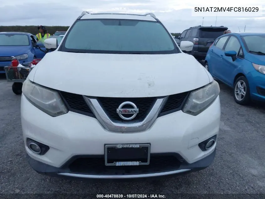 5N1AT2MV4FC816029 2015 Nissan Rogue Sl