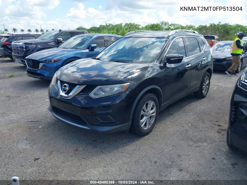 KNMAT2MT0FP513504 2015 Nissan Rogue Sv