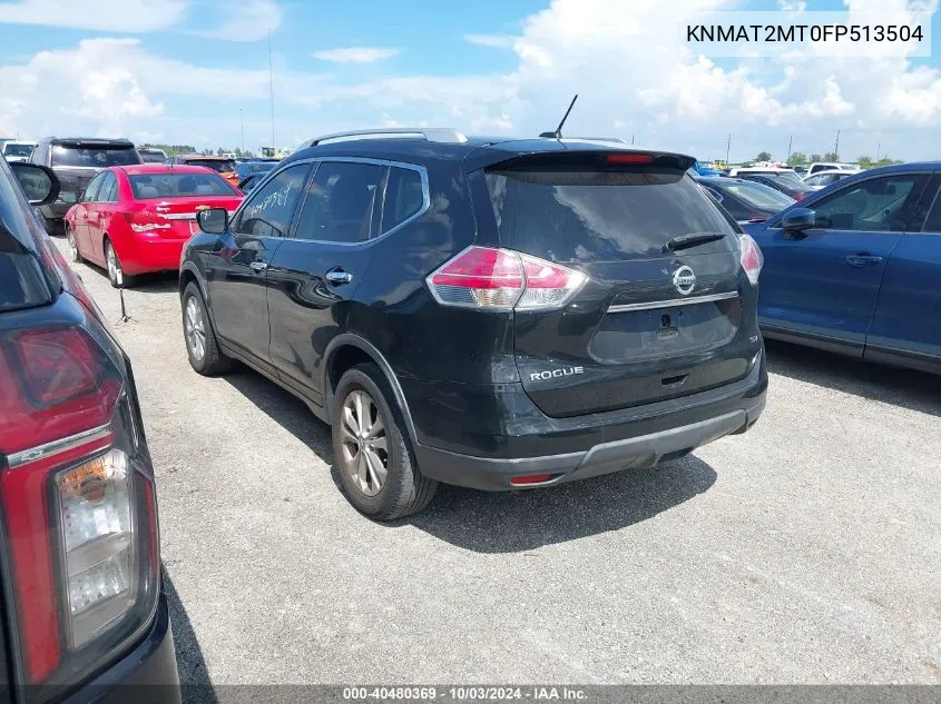 KNMAT2MT0FP513504 2015 Nissan Rogue Sv