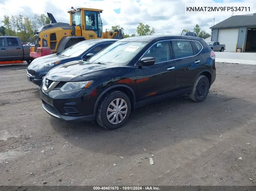 KNMAT2MV9FP534711 2015 Nissan Rogue S