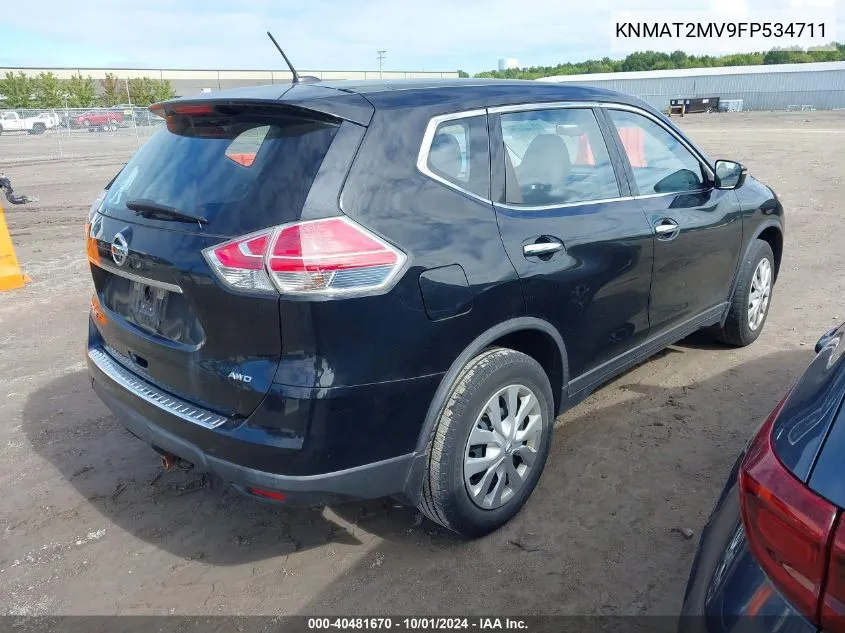 KNMAT2MV9FP534711 2015 Nissan Rogue S