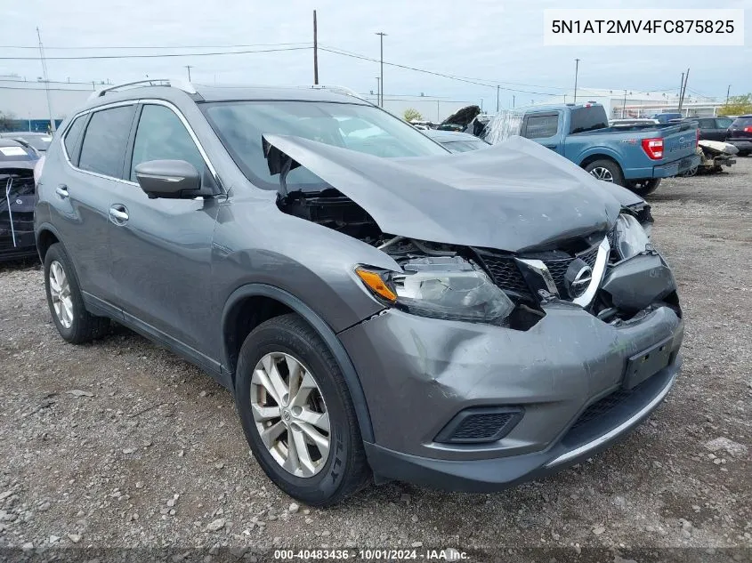 2015 Nissan Rogue Sv VIN: 5N1AT2MV4FC875825 Lot: 40483436