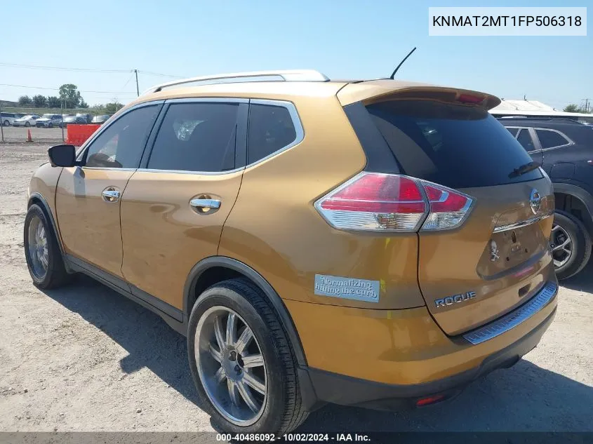 KNMAT2MT1FP506318 2015 Nissan Rogue Sv