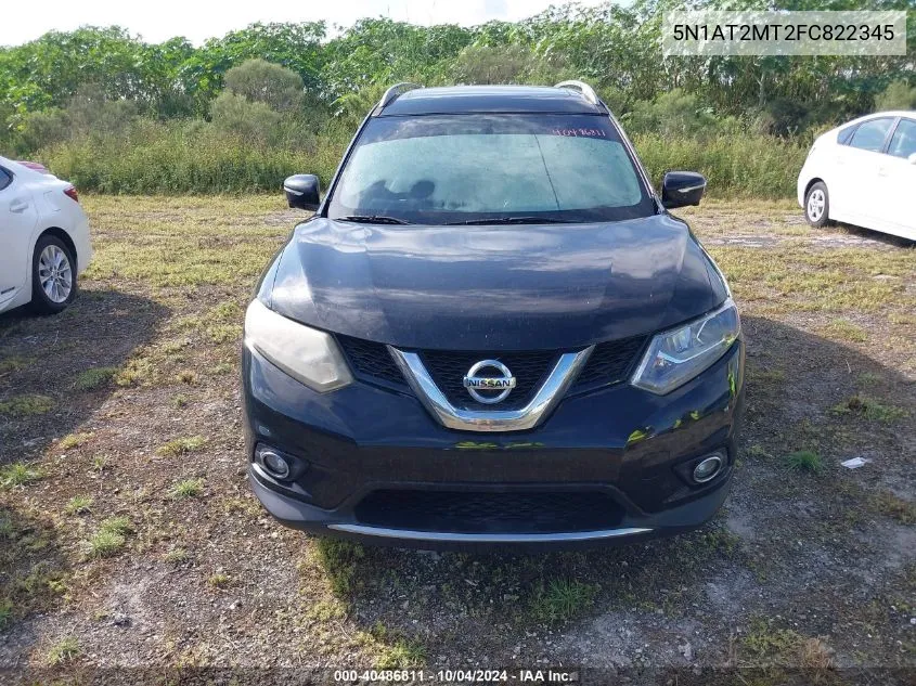 5N1AT2MT2FC822345 2015 Nissan Rogue Sl