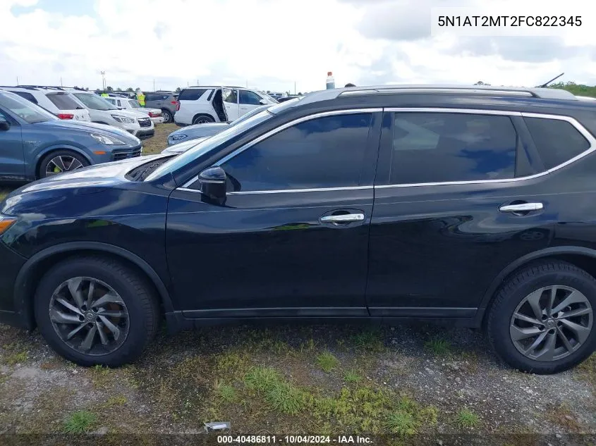 5N1AT2MT2FC822345 2015 Nissan Rogue Sl