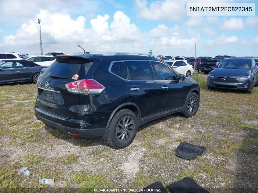 5N1AT2MT2FC822345 2015 Nissan Rogue Sl