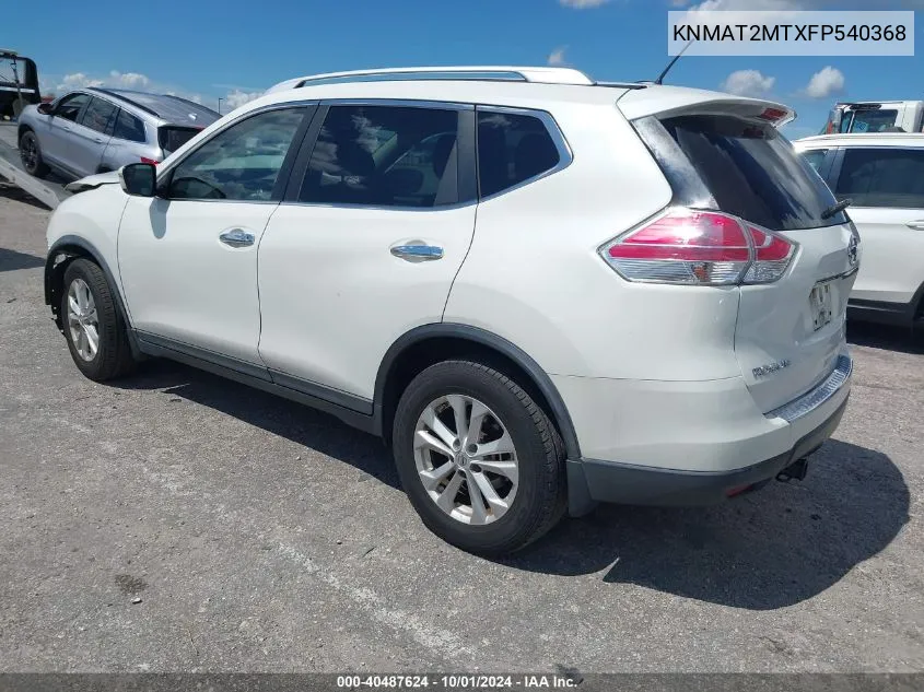 KNMAT2MTXFP540368 2015 Nissan Rogue Sv