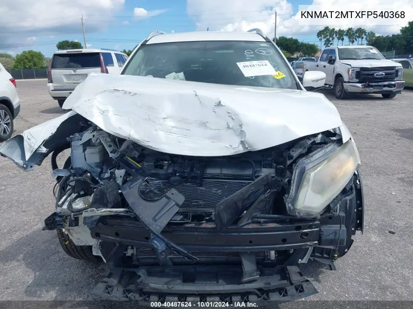 KNMAT2MTXFP540368 2015 Nissan Rogue Sv