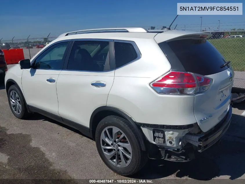 5N1AT2MV9FC854551 2015 Nissan Rogue Sl