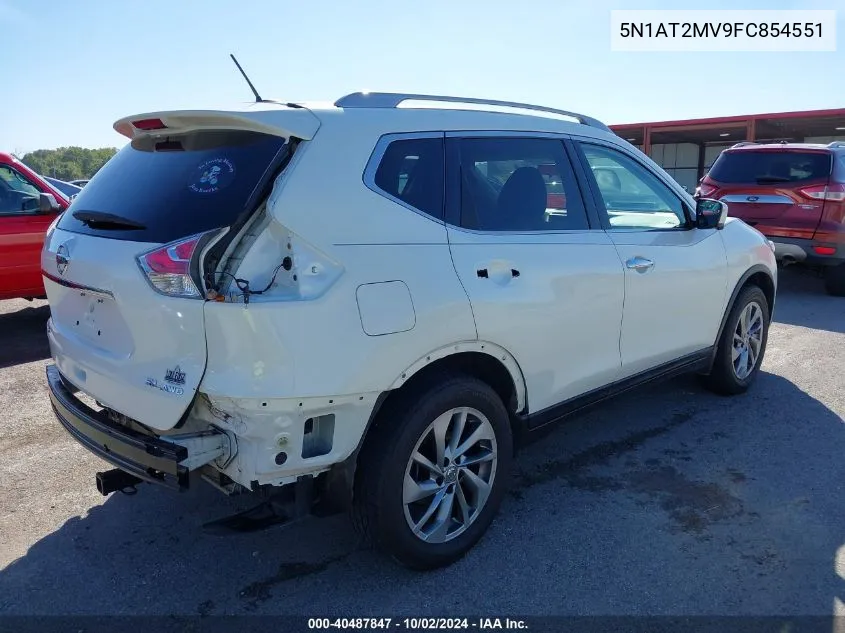 5N1AT2MV9FC854551 2015 Nissan Rogue Sl