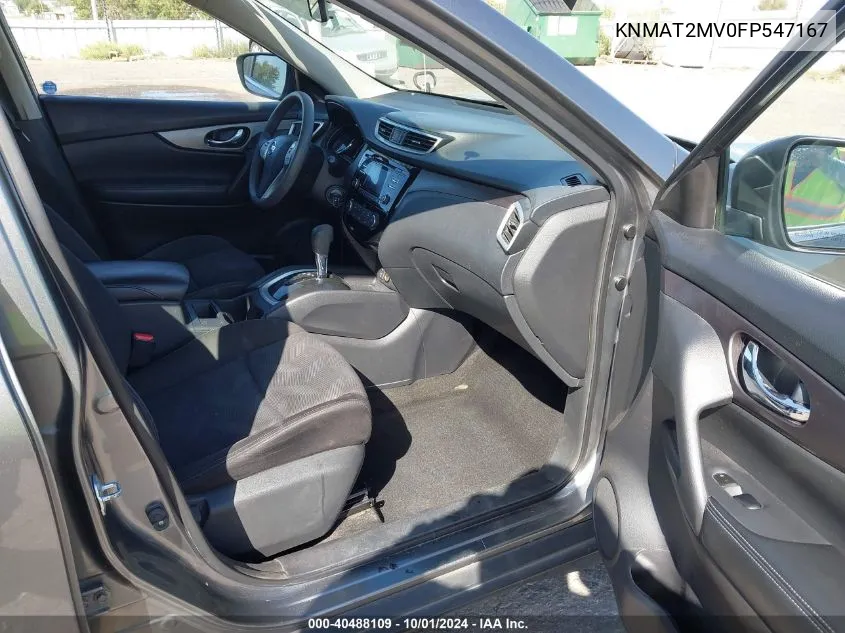 KNMAT2MV0FP547167 2015 Nissan Rogue S