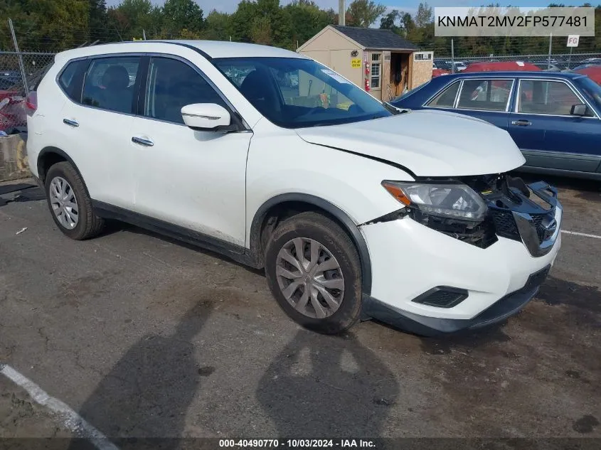 KNMAT2MV2FP577481 2015 Nissan Rogue S