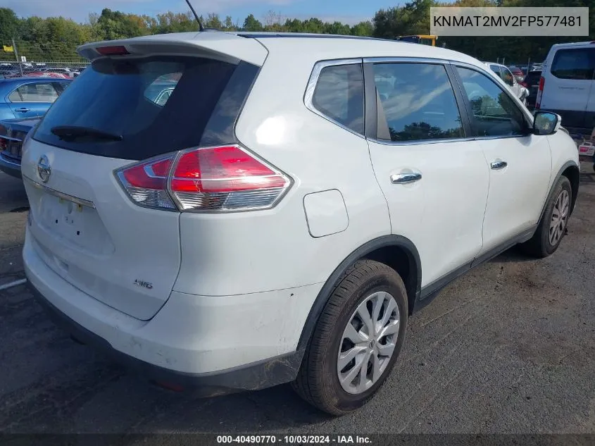 KNMAT2MV2FP577481 2015 Nissan Rogue S